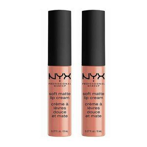 TWO New NT NYX Buenos Aires Coral Peach Pink Cream Lipstick Lip Paint